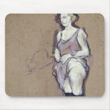 The Medical Inspection: Blonde Prostitute, 1894 Mousepad