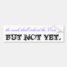 THE MEEK BUMPER STICKERS