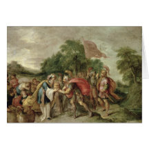 The Meeting of Abraham and Melchizedek Greeting Cards