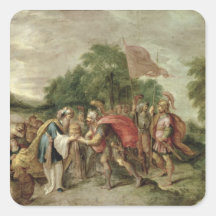 The Meeting of Abraham and Melchizedek Square Stickers