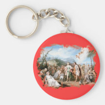 The Meeting of Habrokomes and Antheia Key Chain