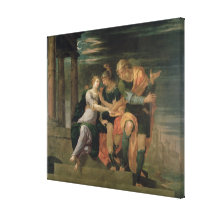 The Meeting of Theagenes and Chariclea Gallery Wrap Canvas