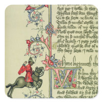 The Merchant, facsimile detail from Square Stickers