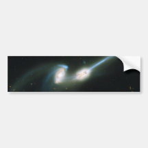 The Mice Galaxies NGC 4676 Colliding and Merging Bumper Sticker