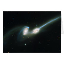 The Mice Galaxies NGC 4676 Colliding and Merging Greeting Cards