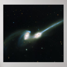 The Mice Galaxies NGC 4676 Colliding and Merging Posters