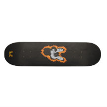 The Mighty Ape Paw of Metal Deck Skate Board Deck
