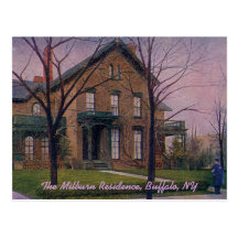 The Milburn Residence Vintage Postcard