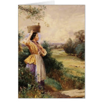 The Milk Maid - Myles Birket Foster cards