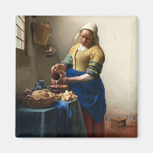 The Milkmaid, Jan Vermeer Magnet