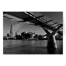 The Millenium Bridge Greeting Card