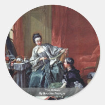The Milliner By Boucher François Stickers