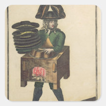 The Milliner's Costume Square Sticker