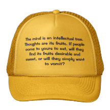 The mind is an intellectual tree. Thoughts are ... Mesh Hats