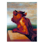 The Minotaur by George Frederic Watts Post Card