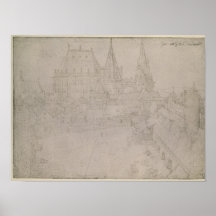 The Minster at Aachen, 1520 Poster