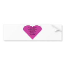 The Miracle of Friendship Bumper Sticker