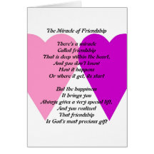 The Miracle of Friendship Card