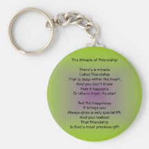 The Miracle of Friendship Keychain