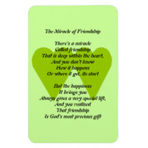 The Miracle of Friendship Magnet