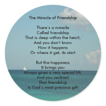 The Miracle of Friendship Stickers