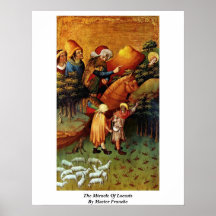 The Miracle Of Locusts By Master Francke Print