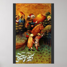 The Miracle Of Locusts By Meister Francke (Best Qu Posters