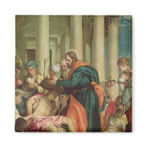 The Miracle of St. Barnabas, c.1566 Fridge Magnet