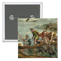 The Miraculous Draught of Fishes (cartoon for the Pinback Button