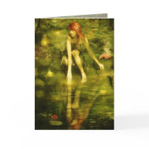 the mirror greeting card