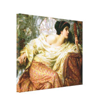 The Mirror ~ Frank Bernard Dicksee Gallery Wrapped Canvas