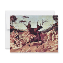 The Misfortune Of Silenos By Piero Di Cosimo Personalized Announcement