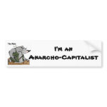 The Mole Anarcho Bumper Sticker bumper stickers