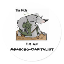 The Mole Anarcho Sticker
