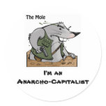 The Mole Anarcho Sticker