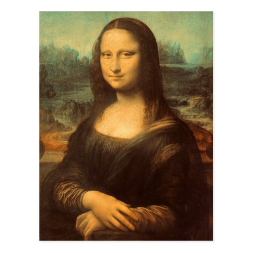 The Mona Lisa by Leonardo da Vinci Post Cards