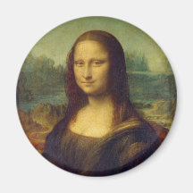 The Mona Lisa La Joconde by Leonardo Da Vinci Refrigerator Magnets