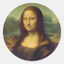 The Mona Lisa La Joconde by Leonardo Da Vinci Stickers