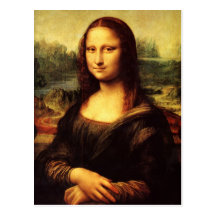 The Mona Lisa or La Gioconda Post Cards