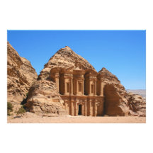 The Monastery Petra Jordan Art Photo