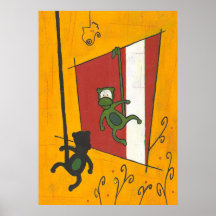 the monkey in the mirror poster