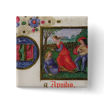 The Month of April: In the Meadows Pinback Buttons