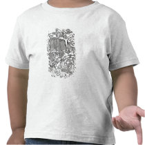 The Month of August, from a shepherd's calendar Shirts