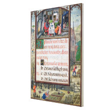 The month of January Stretched Canvas Prints