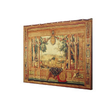 The Month of June/ Chateau of Fontainebleau Canvas Print