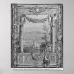 The Months or Royal Residences' tapestry Print