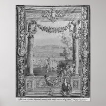 The Months or Royal Residences' tapestry Print