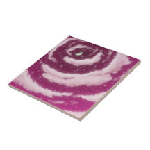 The Moon in the Pink Sky Tile