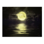 The Moon reflecting on the Water postcards