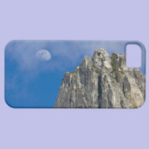 The moon rises and shines through the clouds casemate cases